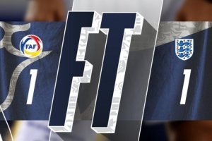 英格兰U21艰难逼平安道尔，里科·刘易斯90分钟点射绝平 配图