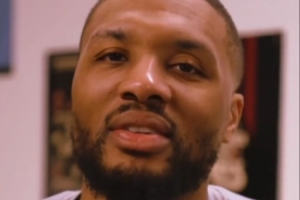 从瀚森那学的中文？开拓者众将：真棒、美女、冰淇淋、你防不住我 配图