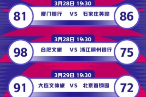 WCBA联赛季后赛9-16排位赛第1回合赛果来啦~~ 配图