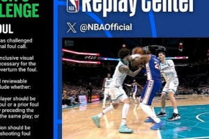 似乎没赚啥！恩比德被吹犯规 76人挑战成功改鲍尔犯规&恩比德技犯 配图