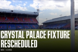 官方：水晶宫vs埃弗顿的英超从5月9日推迟到5月10日21点进行 配图