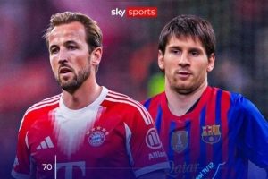 甚至更快！对比梅西73球赛季，凯恩达成50球时同期所耗场次更少 配图