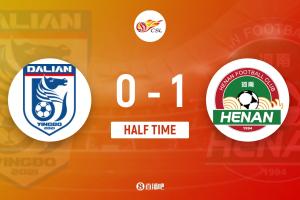 半场-英博暂0-1河南 王上源抽射破门+角球中框钟义浩头球被扑 配图