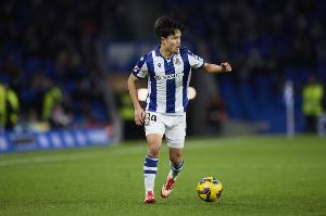 夺得生涯首冠,久保建英赛后:希望这样好的运势能延续到日本队 配图
