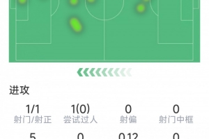 存在感低，伊萨克本场数据：1次射门，9次触球，7次对抗仅1次成功 配图
