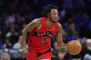 凌晨一点对阵骑士！猛龙球员奎克利因腿筋伤势缺席本场比赛 配图