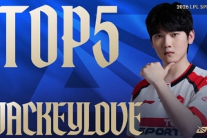 LPL第二赛段W2D5每日TOP5:JackeyLove明踪幽步,灵蕴叠爆如莲绽 配图