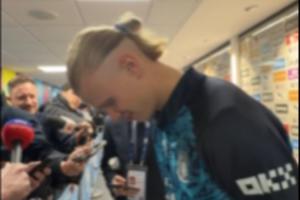 哈兰德：我的身上有不少抓伤，有时候我女朋友看了都不高兴 配图