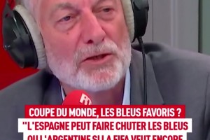 敢说！卢森堡广播电台记者：看好法国除非FIFA又想把世界杯给梅西视频